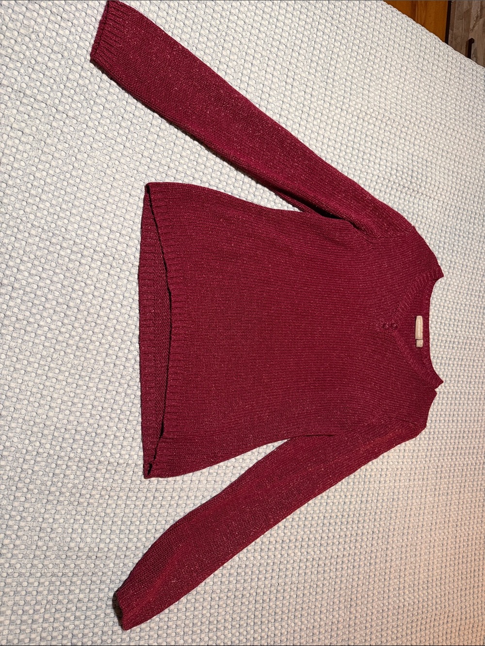 croft & barrow Wine Red Crewneck Sweater